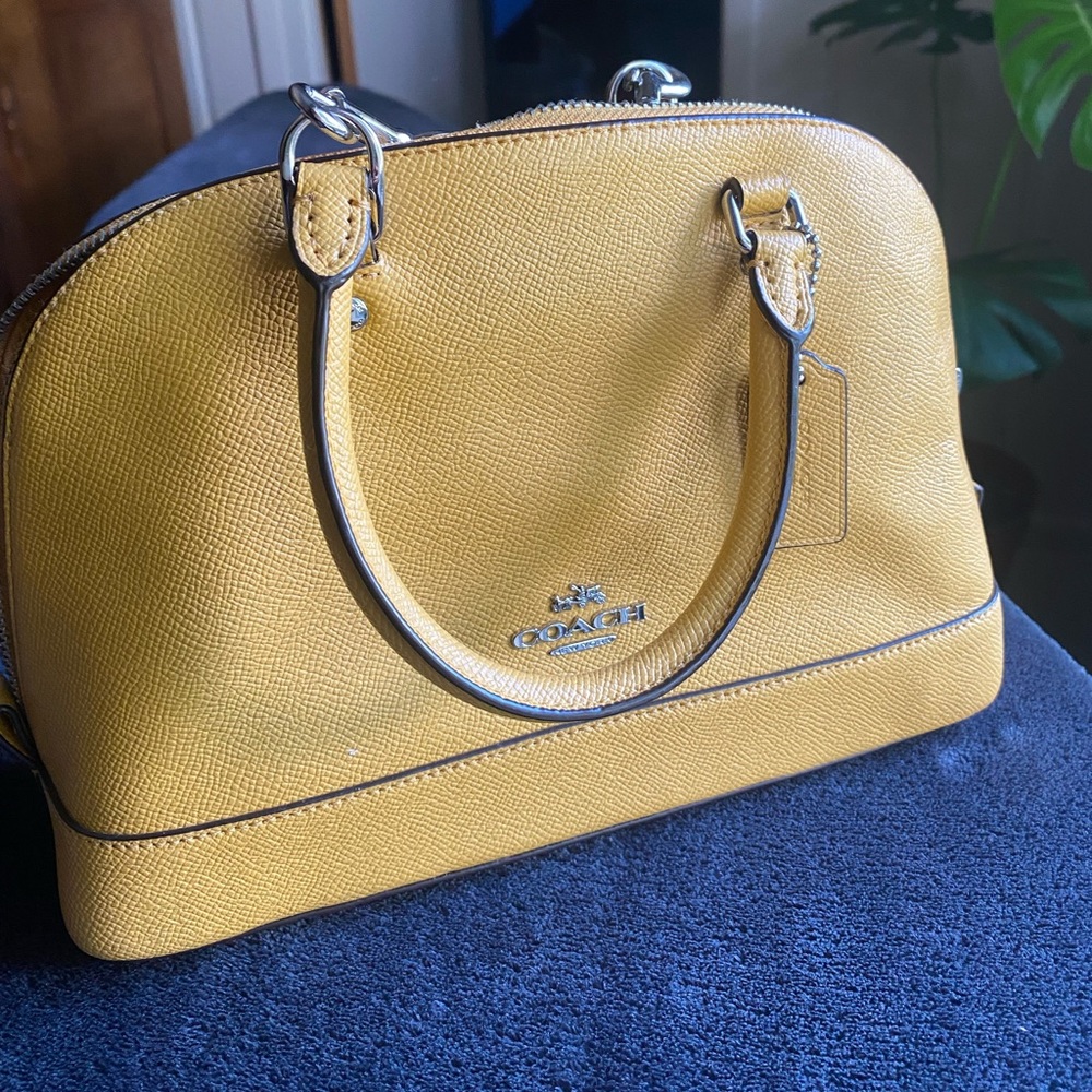 Yellow Coach Bag